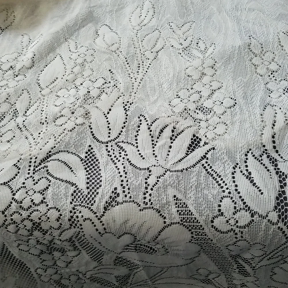 Lacey Floral Curtain Panel 56